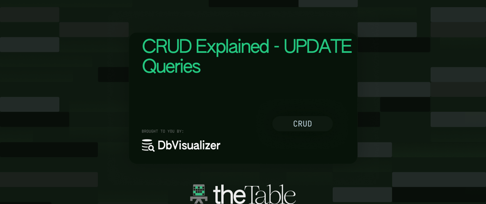 Cover image for UPDATE Queries - Advanced CRUD explanation part 3