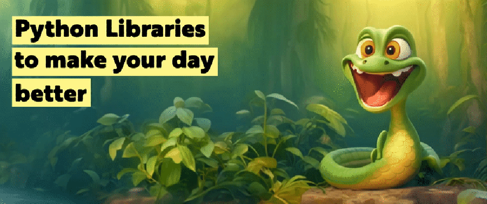 Cover image for 😂11 Fun Python libraries to make your day better☀️