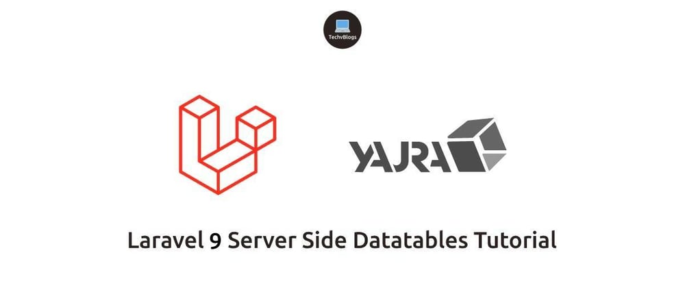 Cover image for Laravel 9 Yajra Server Side Datatables Tutorial