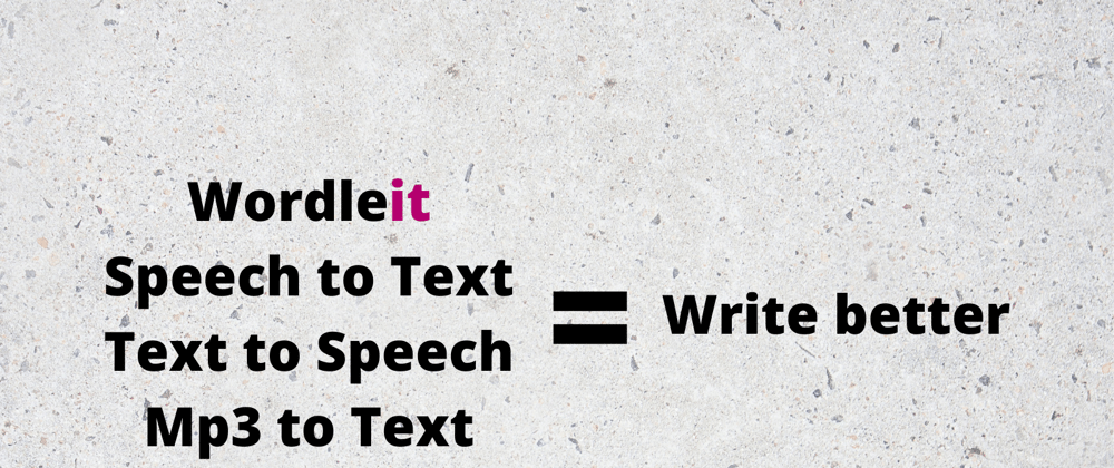 Cover image for Text Editor with Text to Speech and Speech to Text!!!