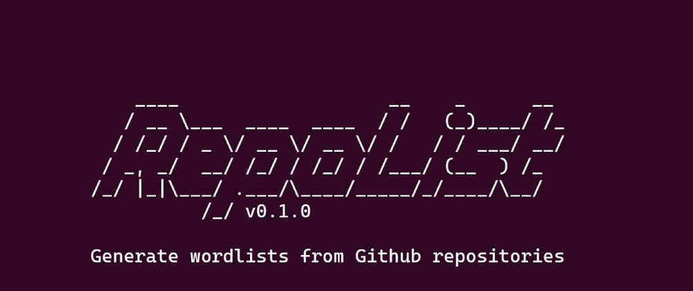Cover image for 📜 RepoList - A tool to generate wordlists based on GitHub repositories