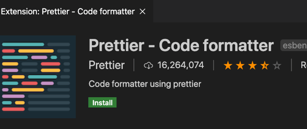 Cover image for Automatically Format Code On File Save in Visual Studio Code Using Prettier