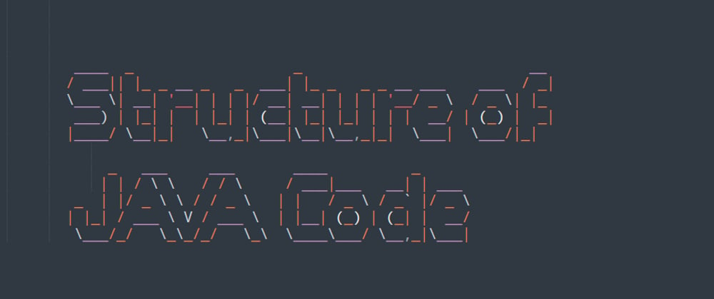 Cover image for Structure of JAVA Code