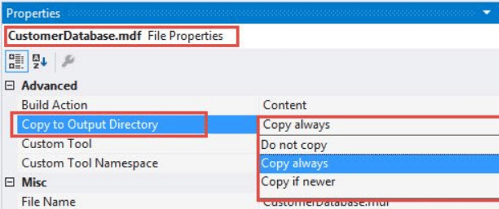 Cover image for Visual Studio: Copying files to Debug or Release folder