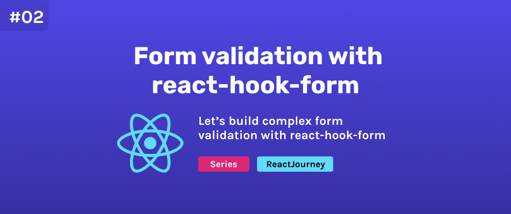 Cover image for Form validation with react-hook-form