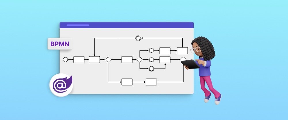 Cover image for Effortlessly Create an Interactive BPMN Viewer and Editor in Blazor