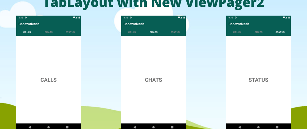 Cover image for Creating Whatsapp Like Tabs With New ViewPager2 Android