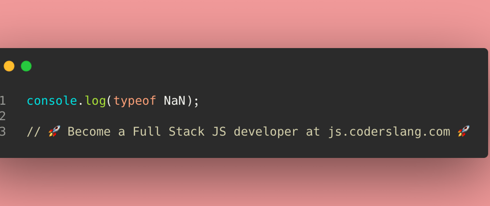 Cover image for JavaScript Interview Question #16: typeof NaN