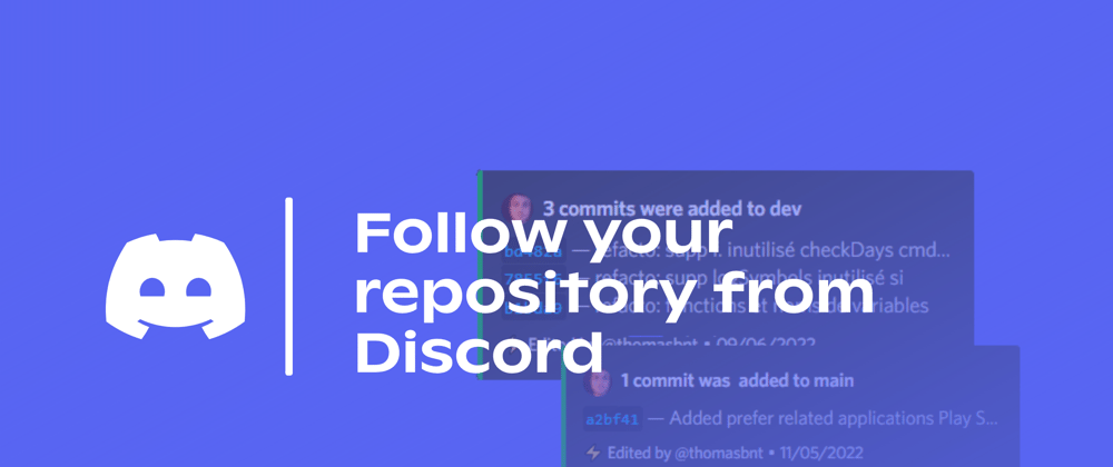 Cover image for Follow your repository from Discord