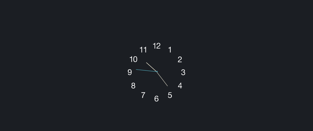 Cover image for Clock in HTML and CSS