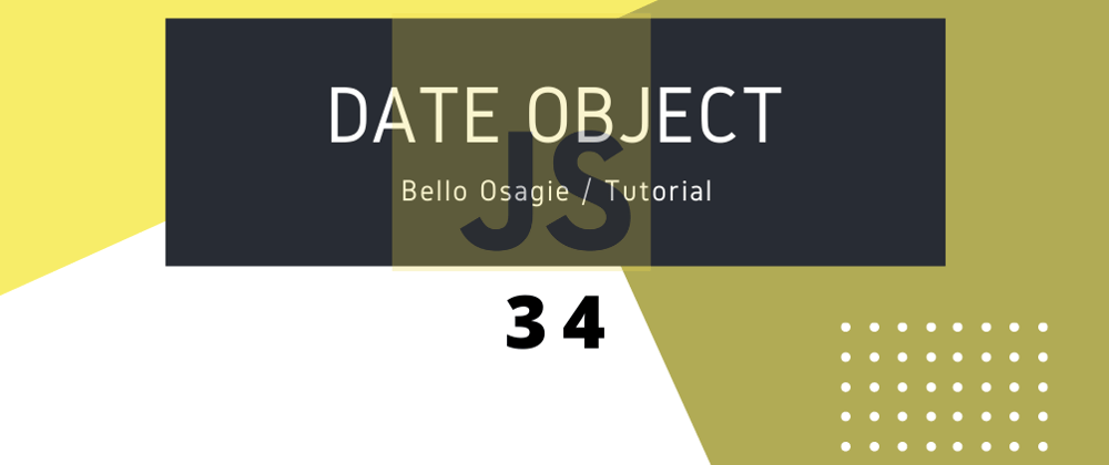 Cover image for JavaScript Date Object