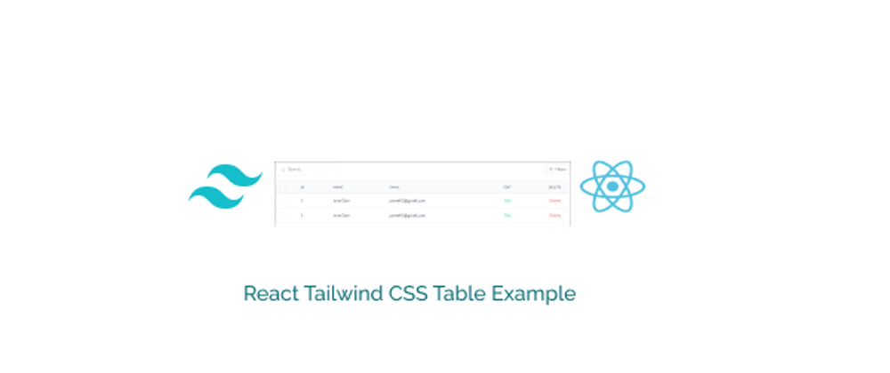 Cover image for React Tailwind CSS Table Example