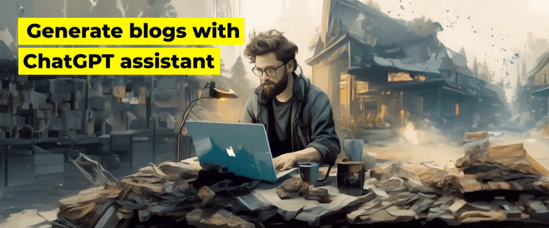 Cover image for 🧙‍♂️ Generate blogs with ChatGPT assistant 🪄 ✨