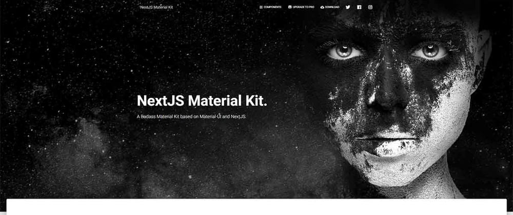 Cover image for NextJS Material Kit - Free TypeScript Template