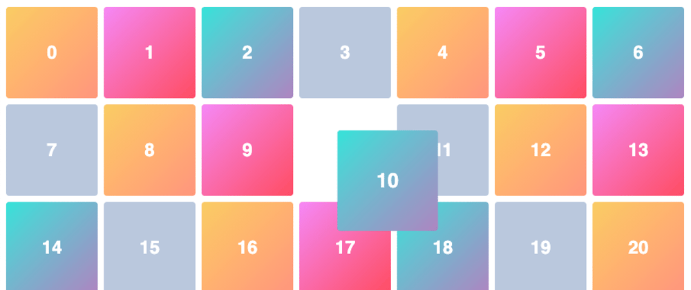 Cover image for How to Create a 2D draggable grid with react-spring: The showdown