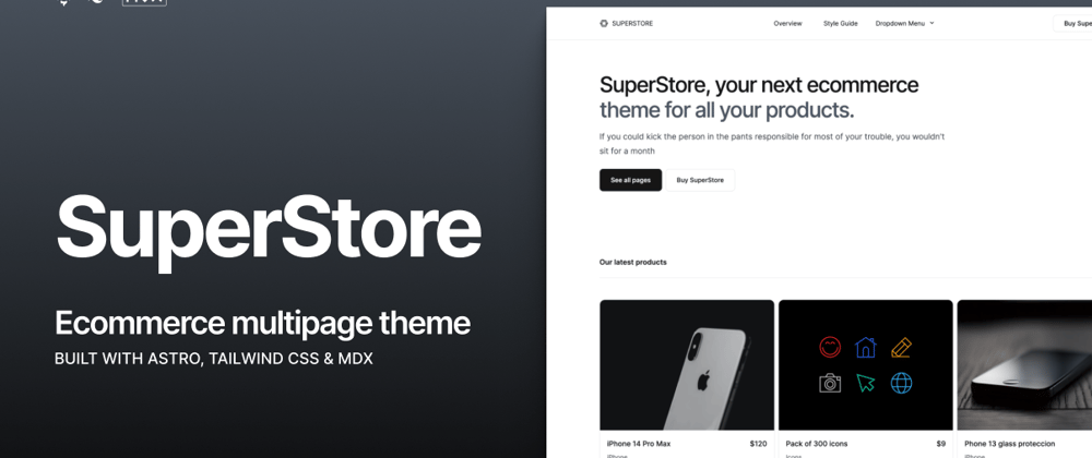 Cover image for Super Store – E-Commerce Multipage Theme