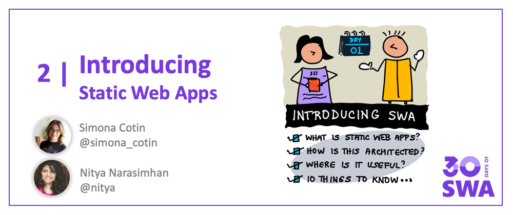 Cover image for #01: Introducing Static Web Apps