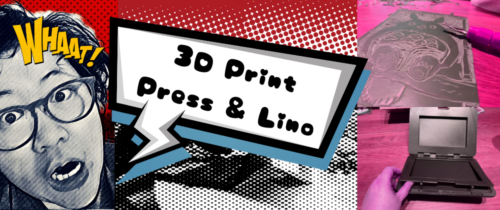 Cover image for Ink Art with 3D Printing Press (& Lino)
