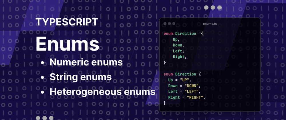 Cover image for Typescript: Enums