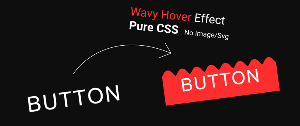 Cover image for How to make Button CSS Hover Effect. Pure CSS Wavy Design. Html button.