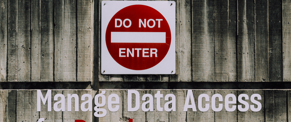 Cover image for How to Manage Data Access for Developers