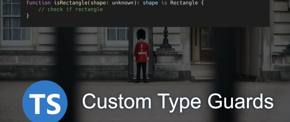 Cover image for Custom Type Guards in Typescript