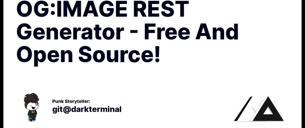 Cover image for Street Programmer: OG:IMAGE Rest Generator