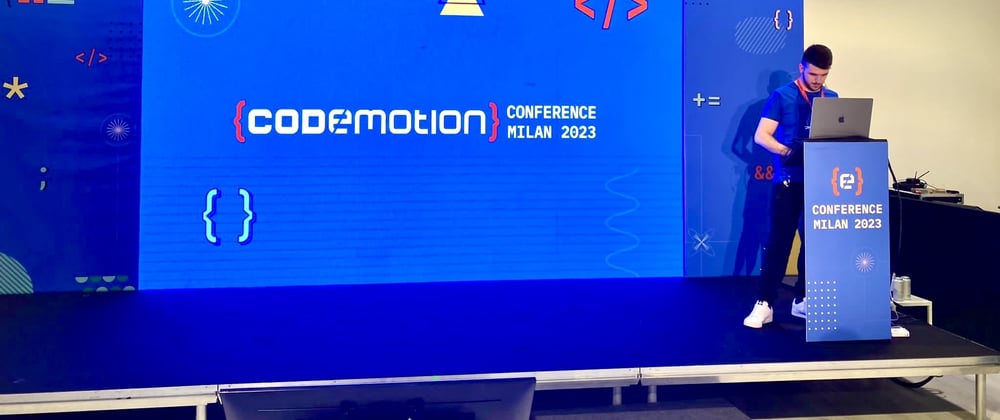 Cover image for Codemotion Milan 2023: my first session in public