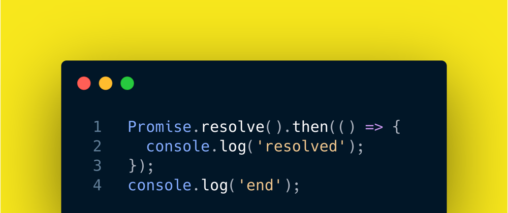 Cover image for JavaScript Interview Question #25: Immediate Promise.resolve