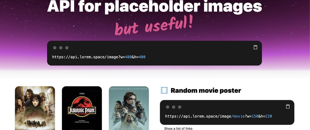 Cover image for How to use Lorem.space for generating random image placeholders with your local images