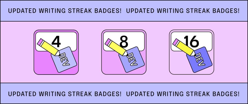 Cover Image for Introducing Our New Writing Streak Badges! ✏️👌