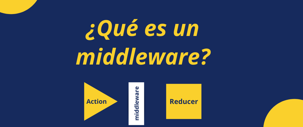 Cover image for ¿Que es un middleware en redux?