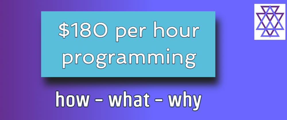 Cover image for $180 per hour programming