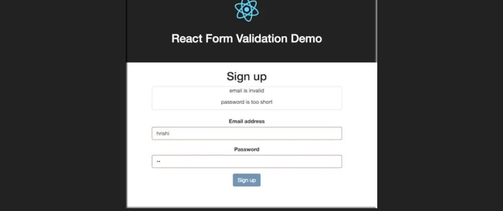 Cover image for How to validate form in ReactJS?
