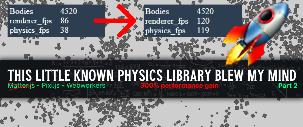 Cover image for This little known javascript physics library blew my mind!