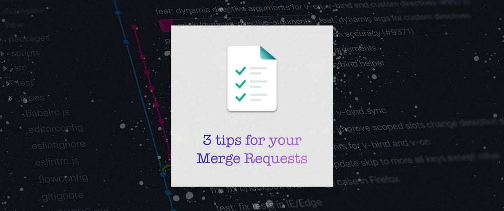 Cover image for 3 Must haves for Merge Requests for swift Code Review