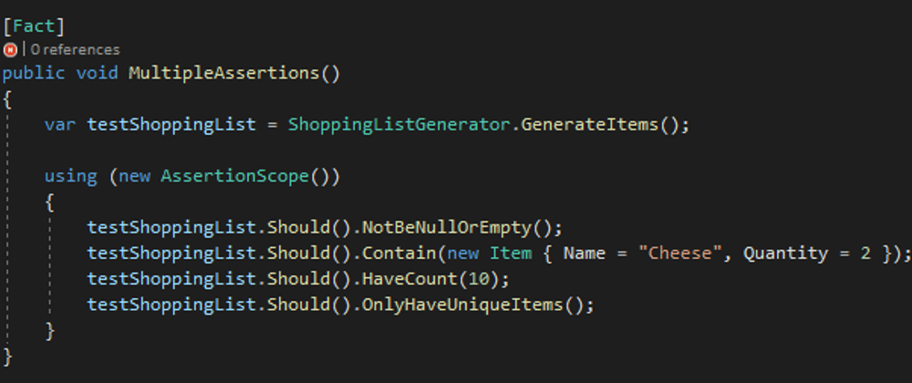 Cover image for Using Assertion Scopes to execute multiple Assertions in C#