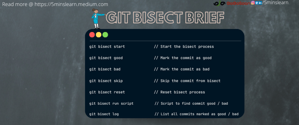 Cover image for Spot the culprit commit with Git Bisect