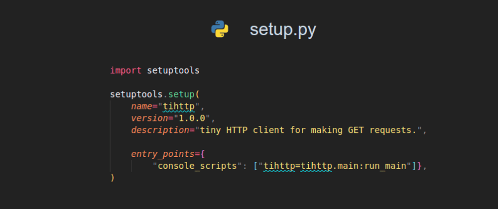 Cover image for Distribute a Python App via Setup.py File
