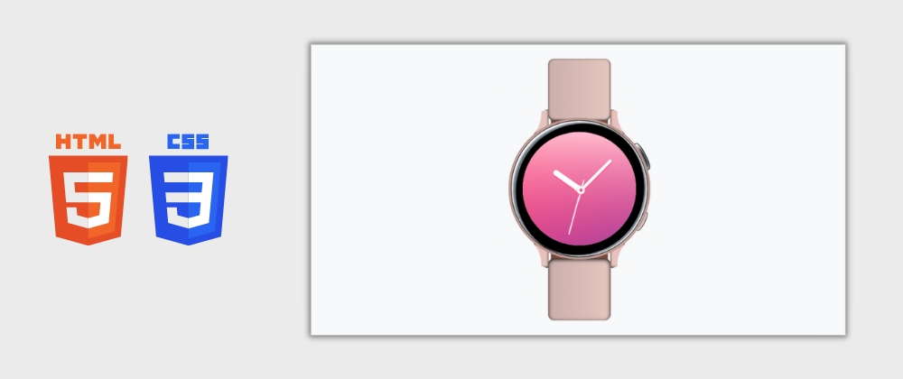 Cover image for Day 14/30 : Samsung Watch Clone With HTML and CSS