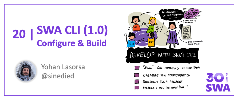 Cover image for #19: Develop with SWA CLI