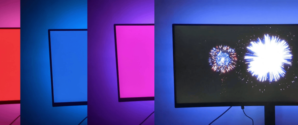 Cover image for Transform Your Viewing Experience: How to Create an Immersive Ambient Monitor with Simple LED Lights and Code Magic