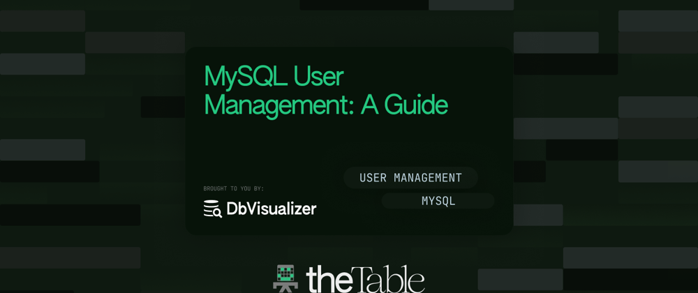 Cover image for MySQL User Management: A Guide