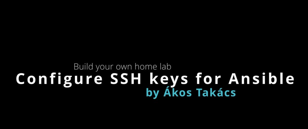 Cover image for Ansible playbook and SSH keys
