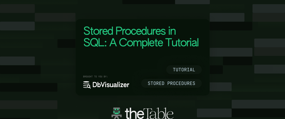 Cover image for Stored Procedures in SQL: A Complete Tutorial