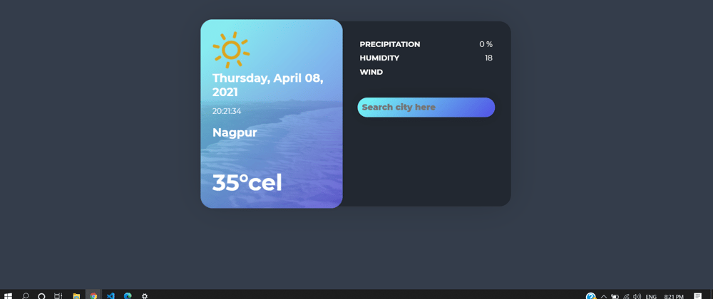 Cover image for # How To Build a Weather App with React