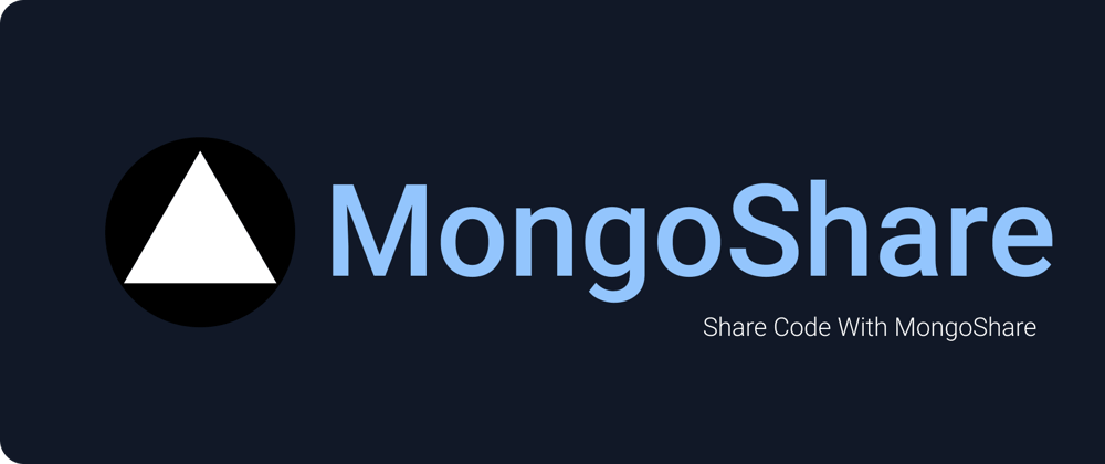 Cover image for MongoShare - Share Code