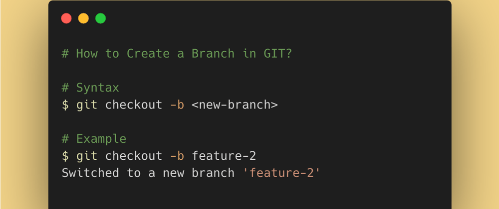 Cover image for How to Create a Branch in GIT?