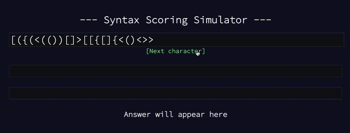 Cover image for Syntax Scoring