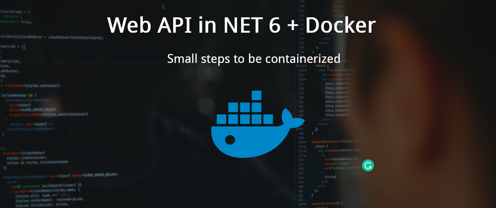Cover image for Web API in NET 6 + Docker